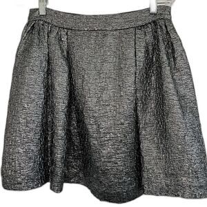 KATE SPADE NEW YORK METALLIC SKIRT SZ 10